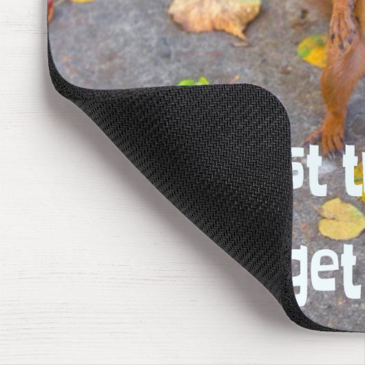 リス単にナットを取得しようとしているだけ マウスパッド (コーナー)