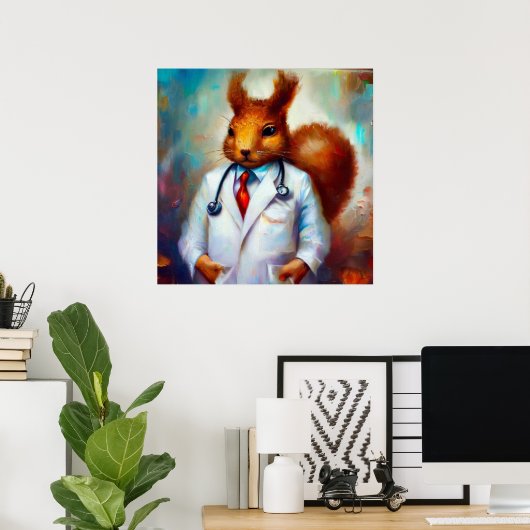 リス博士 ポスター (ホームオフィス)