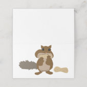 リス収穫ナッツ プレイスカード (外部開封)