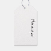 リス君の頭の中だ ギフトタグ (裏面)