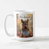 リス君の頭の中だ コーヒーマグカップ (左)