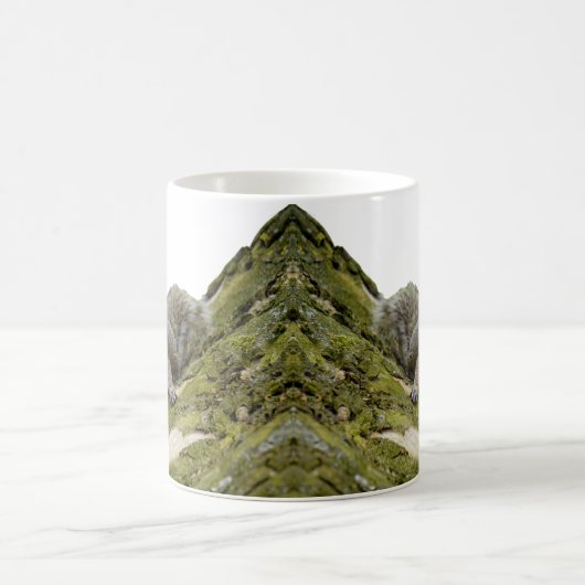 リス吹ルの泡の動物の写真 コーヒーマグカップ (中央)