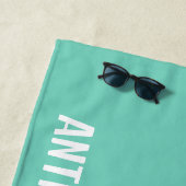 リス吹ルの泡の動物の写真 ビーチタオル (インサイチュ)