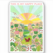 リス園 シール (正面)