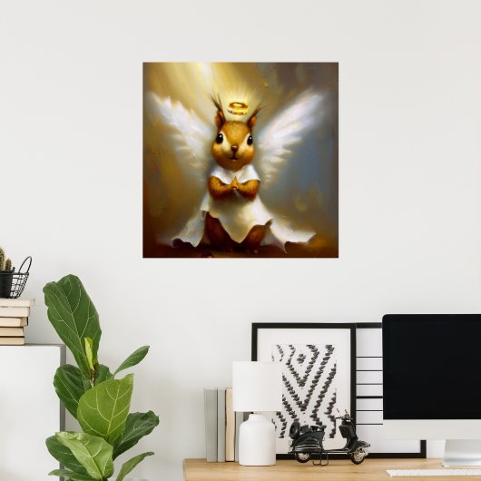 リス天使 ポスター (ホームオフィス)