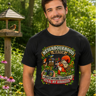 リス好きなネイバーフッドウォッチ Tシャツ
