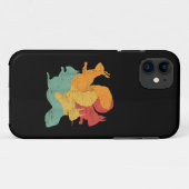 リス好きのためのビンテージリス 森林動物 面白いギフト Case-Mate iPhoneケース (裏面(横))