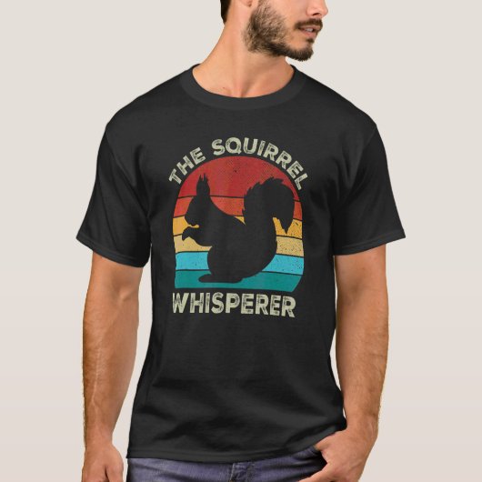 リス好きのためのリスとの語らい Tシャツ (正面)