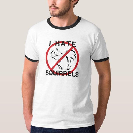 リス嫌い Tシャツ (正面)