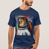リス宇宙飛行士 Tシャツ (正面)