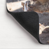 リス対ガラガラヘビのマウスパッド マウスパッド (コーナー)