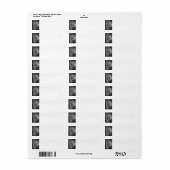 リス差出人住所ラベル ラベル (フルシート)