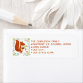 リス差出人住所 ラベル (インサイチュ)