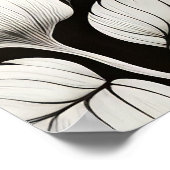 リス平和な自然プレーリースケッチスケッチ ポスター (角)