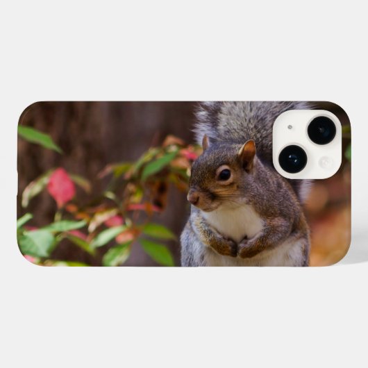 リス忍耐強くiPhoneケースを開く Case-Mate iPhoneケース (裏面 (横))