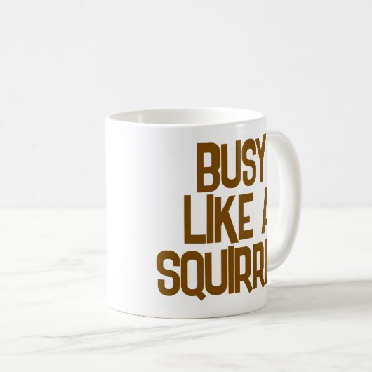 リス忙しルのマグカップのように コーヒーマグカップ (正面右)