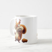 リス忙しルのマグカップのように コーヒーマグカップ (正面左)