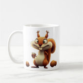 リス忙しルのマグカップのように コーヒーマグカップ (左)