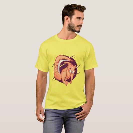 リス怒ル Tシャツ (正面フル)