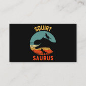 リス恐竜リスの一致する家族 名刺 (裏面)