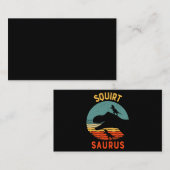 リス恐竜リスの一致する家族 名刺 (正面/裏面)