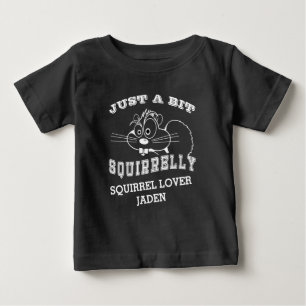リス愛リスの白い芸術名 ベビーTシャツ