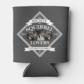 リス愛好家の会おもしろい- Squirrel Can Co 缶クーラー (正面)