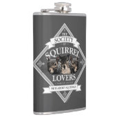 リス愛好家の会おもしろい- Squirrel Flask フラスク (右)