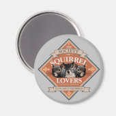 リス愛好家の会 – リスおもしろいレル マグネット (正面/裏面)