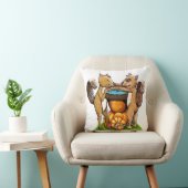 リス愛秋 クッション (椅子)