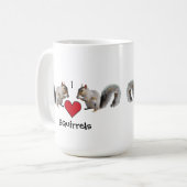 リス愛 コーヒーマグカップ (正面左)