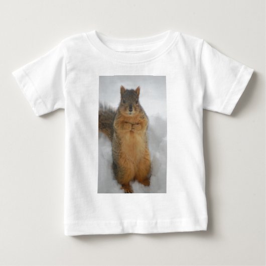 リス愛 ベビーTシャツ (正面)