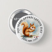 リス感謝の日1月21日 缶バッジ (正面&裏面)