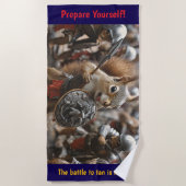 リス戦 ビーチタオル (正面)