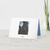 リス折りグリーティングカード。カード カード (裏面)