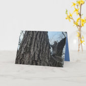 リス折りグリーティングカード。カード カード (黄色い花)