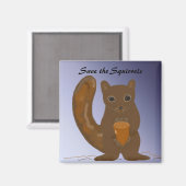 リス救リス マグネット (正面/裏面)