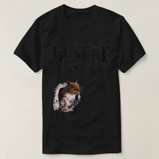 リス救出 Tシャツ (デザイン正面)