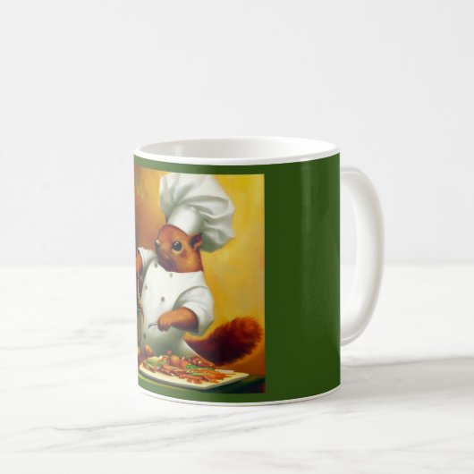 リス料理炒め コーヒーマグカップ (正面右)