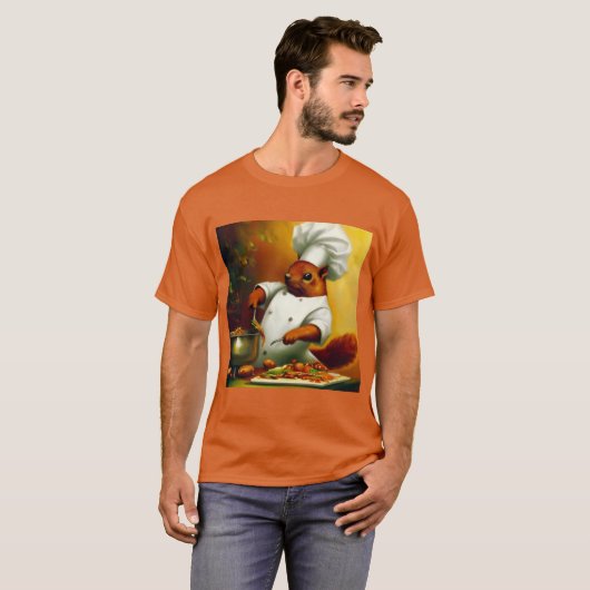 リス料理炒め Tシャツ (正面フル)