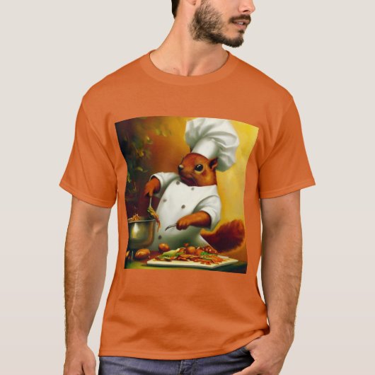 リス料理炒め Tシャツ (正面)