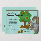 リス族懇親会 招待状 (正面/裏面)