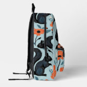 リス春の花アート プリントバックパック (左)