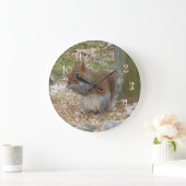 リス時計 ラージ壁時計 (ホーム)