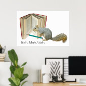 リス本の鉛筆ポスター ポスター (ホームオフィス)