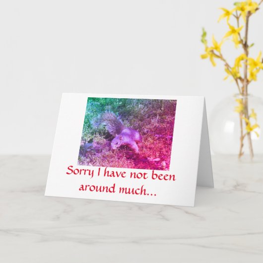 リス札カード カード (黄色い花)