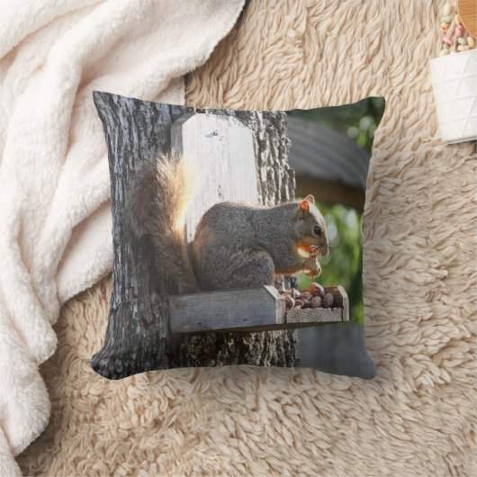 リス枕 クッション (ブランケット)