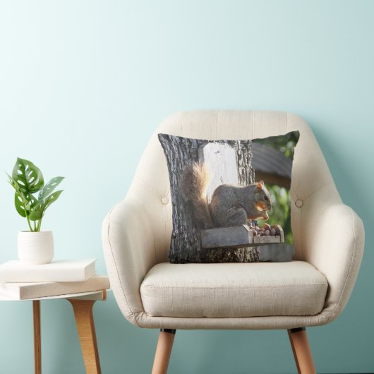 リス枕 クッション (椅子)