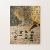 リス楽しむル・ザ・リトル・パズル ジグソーパズル (縦)