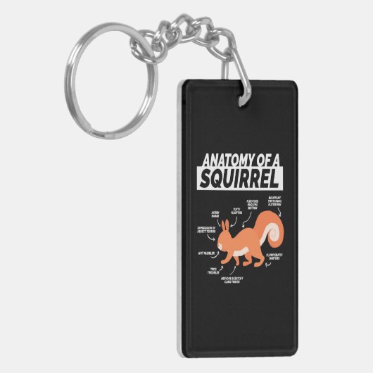 リス構造 キーホルダー (正面左)